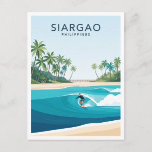 Cloud 9, Siargao General Luna Philippinen Andenken Postkarte