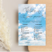 Cloud 9 Was ist in eurem Purse-Brautparty-Spiel?