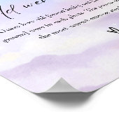 Cloud 9 Wie alt waren sie Brautparty-Spielzeichen Poster (Ecke)