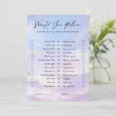 Cloud 9 würde sie eher Brautparty Game Card Einladung (Stehend Vorderseite)