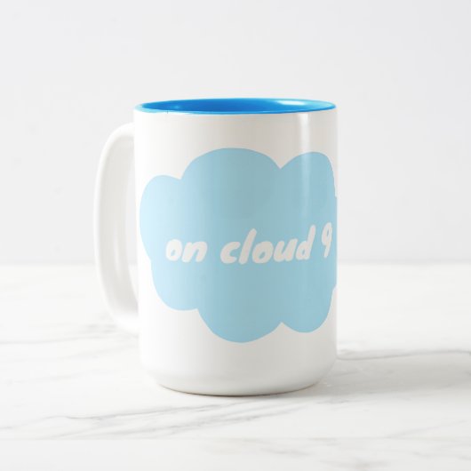 Cloud 9 zweifarbige tasse (Vorderseite Links)