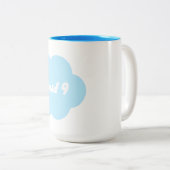 Cloud 9 zweifarbige tasse (VorderseiteRechts)