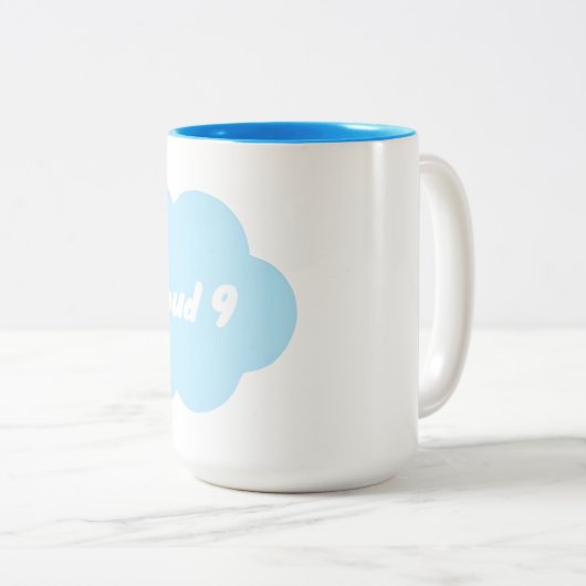 Cloud 9 zweifarbige tasse (VorderseiteRechts)