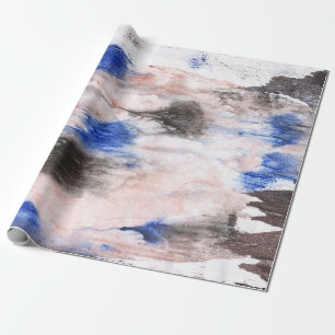 Cloud-Abstraktion. Abstrakter Aquarellhintergrund Geschenkpapier
