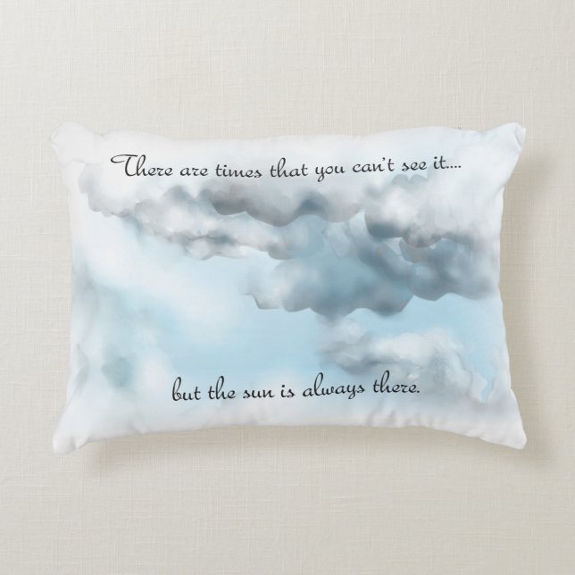 Cloud-Akzent-Kissen Dekokissen (Vorderseite)