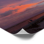 Cloud Alpenglow, Fort Pierce, Florida Poster (Ecke)