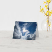 Cloud and Sun #3 Karte (Gelbe Blume)