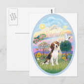 Cloud Angel - Beagle 1 Postkarte (Vorne/Hinten)