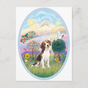 Cloud Angel - Beagle 1 Postkarte
