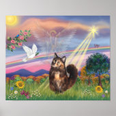 Cloud Angel - Maine Coon Cat Shellby Poster (Vorne)