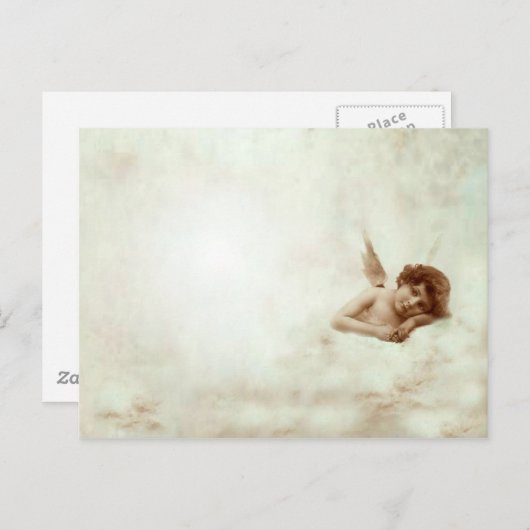 CLOUD-ANGEL POSTKARTE (Vorne/Hinten)