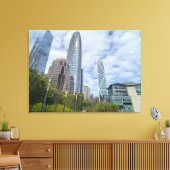 Cloud-Architektur von San Francisco Leinwanddruck (Insitu (Wohnzimmer))