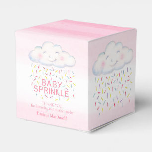 Cloud Baby berühren rosa Wasserfarbe danke Geschenkschachtel