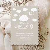 Cloud Baby Dusche Einladung