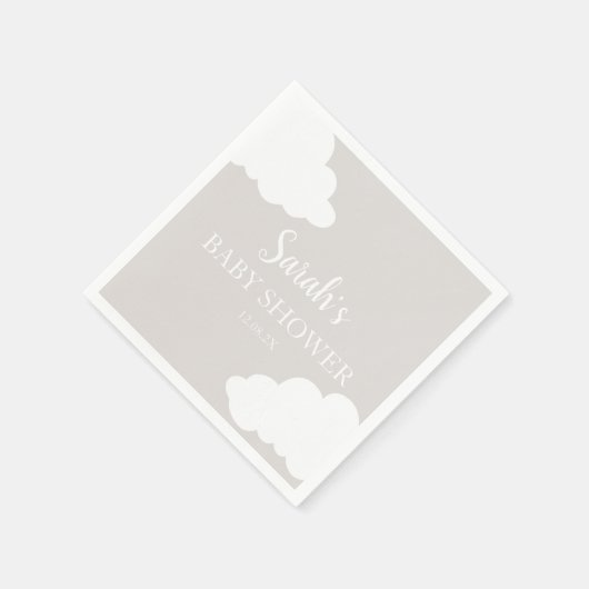 Cloud Baby Dusche Napkins Serviette (Ecke)
