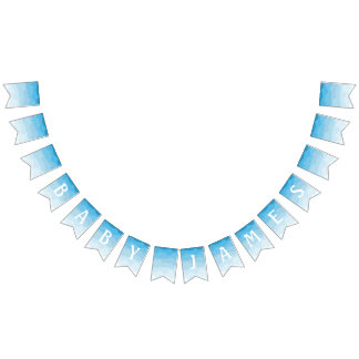 Cloud Baby Showbläschen Wimpelkette