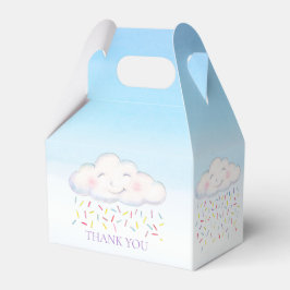 Cloud Baby sprinkblue water color vielen Dank Geschenkschachtel