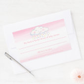 Cloud Baby sprinkink Sky Buch Wettbewerb Rechteckiger Aufkleber (Umschlag)