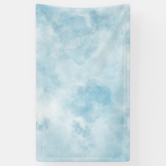 Cloud Backdrop - Kopf in CLOUDS Banner (Vertikal)