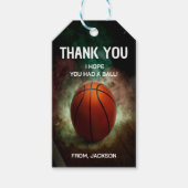 Cloud Basketball Geburtstagsgeschenke Tags Geschenkanhänger (Vorderseite)