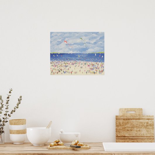 Cloud Beach Poster (Küche)