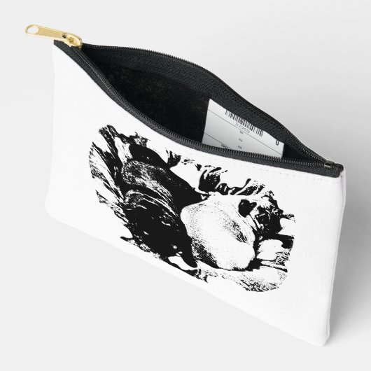 Cloud-Bed Pugs, Quiet Carry Zubehörtasche (Offen)