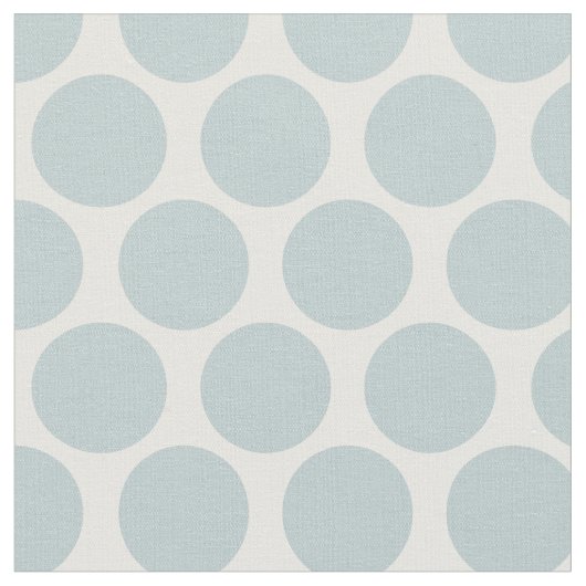 Cloud Blue Mod Dots Stoff (Nahaufnahme)