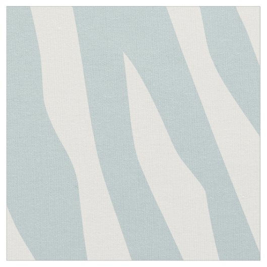 Cloud Blue Zebra Print Large Scale Stoff (Nahaufnahme)