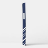 Cloud Burst Blue mit weißen Streifen Case-Mate iPhone Hülle (Rückseite / Rechts)