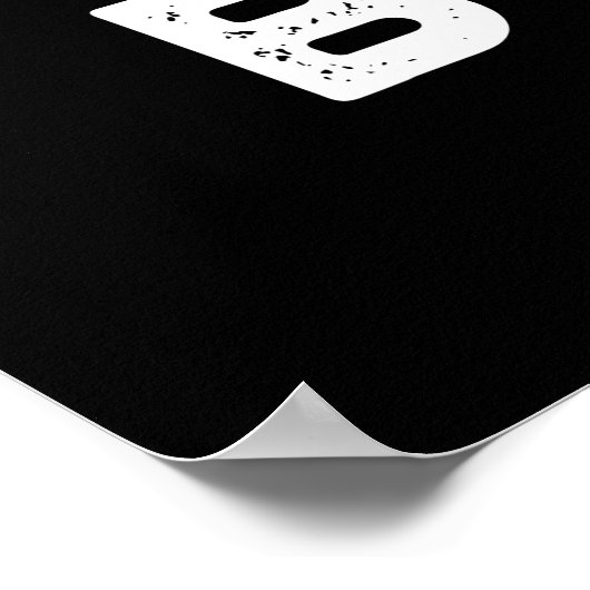 Cloud Burst Funny Cloud Furz Puff Dark BG Poster (Ecke)