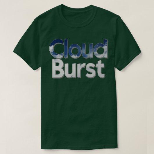 Cloud Burst T-Shirt (Design vorne)