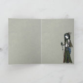 "Cloud Burst" Tribal Steampunk Aviatrix Fairy Card Karte (Innenseite)