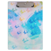 Cloud Butterfly-Notebook Klemmbrett (Vorderseite)