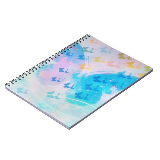 Cloud Butterfly Notizblock (Linke Seite)