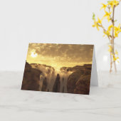 Cloud Canyon Grußkarte Karte (Gelbe Blume)