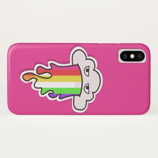 Cloud Case-Mate Barely iPhone X Case-Mate iPhone Hülle (Rückseite (Horizontal))