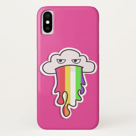 Cloud Case-Mate Barely iPhone X Case-Mate iPhone Hülle (Rückseite)