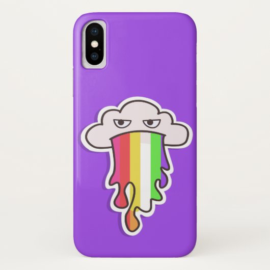 Cloud Case-Mate Barely iPhone X Case-Mate iPhone Hülle (Rückseite)
