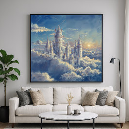 Cloud Castle - Malerische Fantasie Poster
