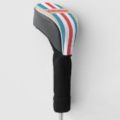 Cloud Chaser Pin gestreift mit Namen Golf Headcover (angewinkelt)