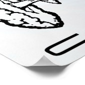 Cloud Chaser Poster White (Ecke)