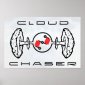 Cloud Chaser Poster White (Vorne)