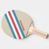 Cloud Chaser Streifen mit Namen Tischtennis Schläger (Seitenansicht)
