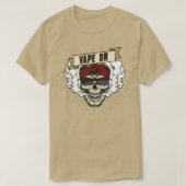 Cloud Chaser Vaping Rocker Biker Vape On T-Shirt (Design vorne)