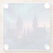 Cloud City of Light Glasuntersetzer (Rückseite)