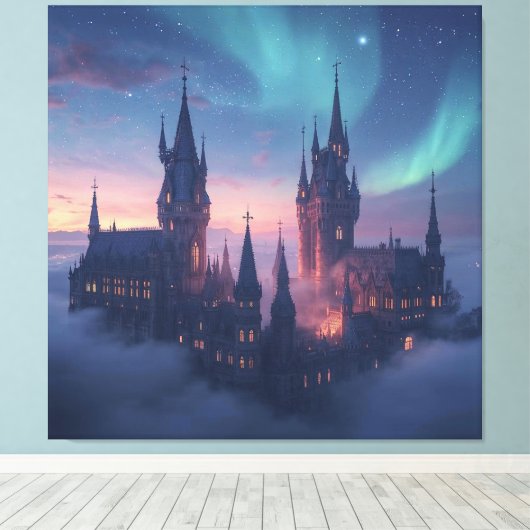 Cloud City of Light Leinwanddruck (Insitu (Holzboden))