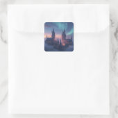Cloud City of Light Quadratischer Aufkleber (Tasche)