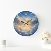Cloud Clock 2026 Große Wanduhr (Zuhause)