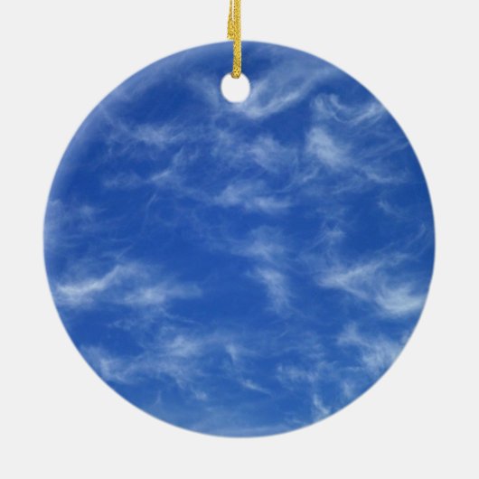 Cloud-Computing-Daten Keramik Ornament (Hinten)