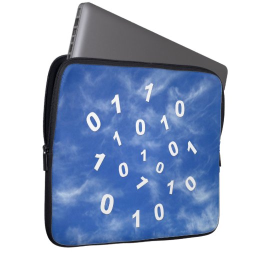 Cloud-Computing-Daten - Laptop-Sieb Laptopschutzhülle (Vorne Rechts)
